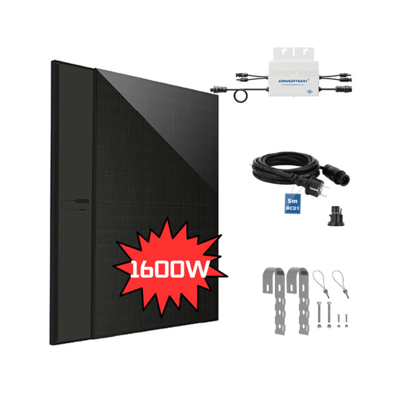 Kit solar varanda 1600W com bateria de 3kwh