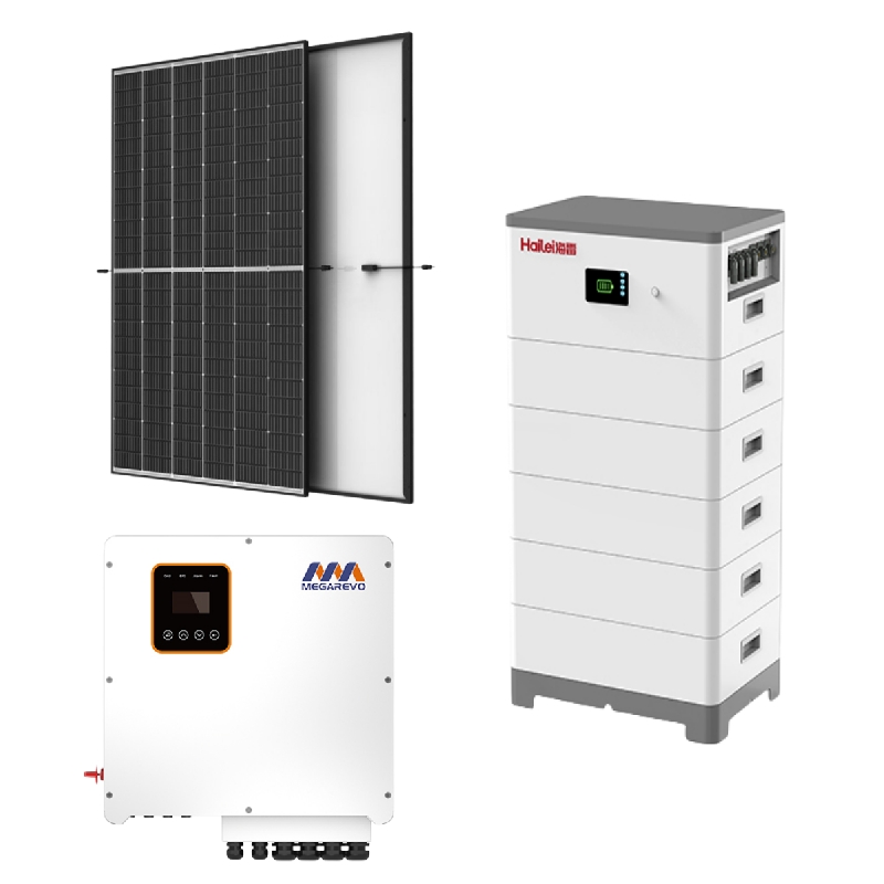 Kit fotovoltaico de 8KW com armazenamento de 15KWh