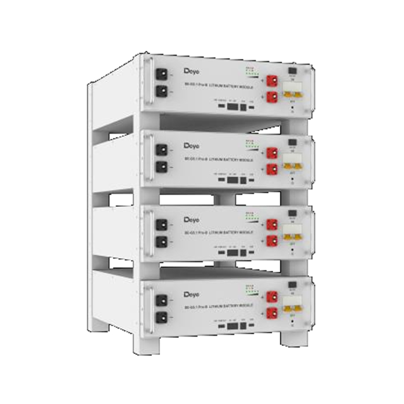 Bateria de lítio Deye SE-G5.1 Pro-B com rack de 2,55 kWh 51,2 V, 100AH, IP20